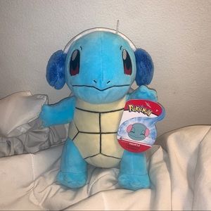 Pokemon Plush Squirtle with Earmuffs